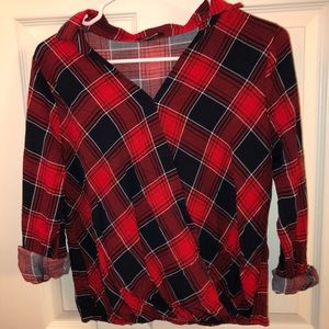 FashionNova plaid shirt